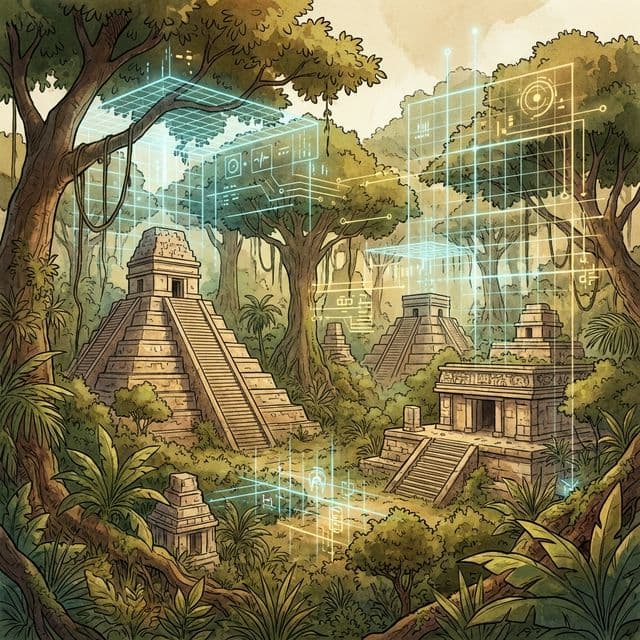 Descubrimiento sin precedentes: Hallan ciudad maya perdida guiados por inteligencia artificial