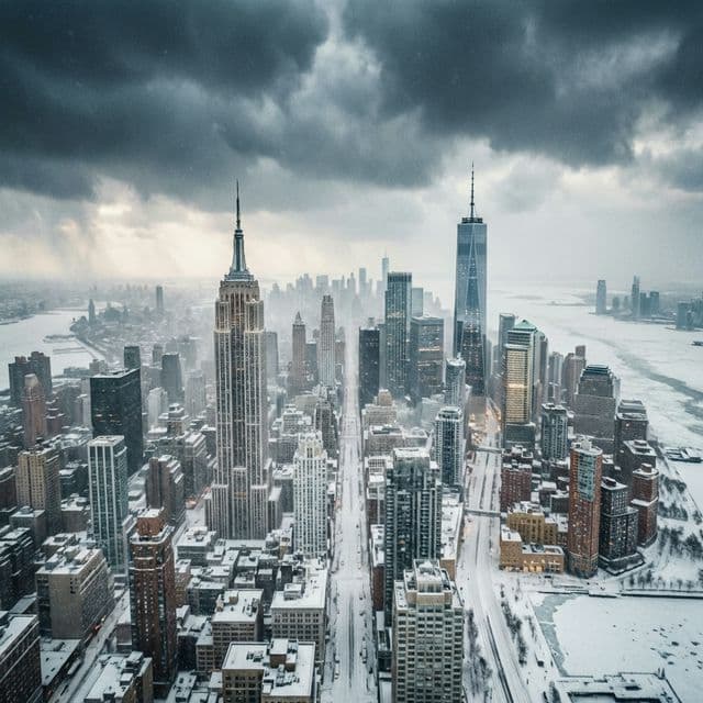 Parálisis Blanca: La ciclogénesis explosiva sobre Nueva York y la fragilidad de la megaciudad moderna